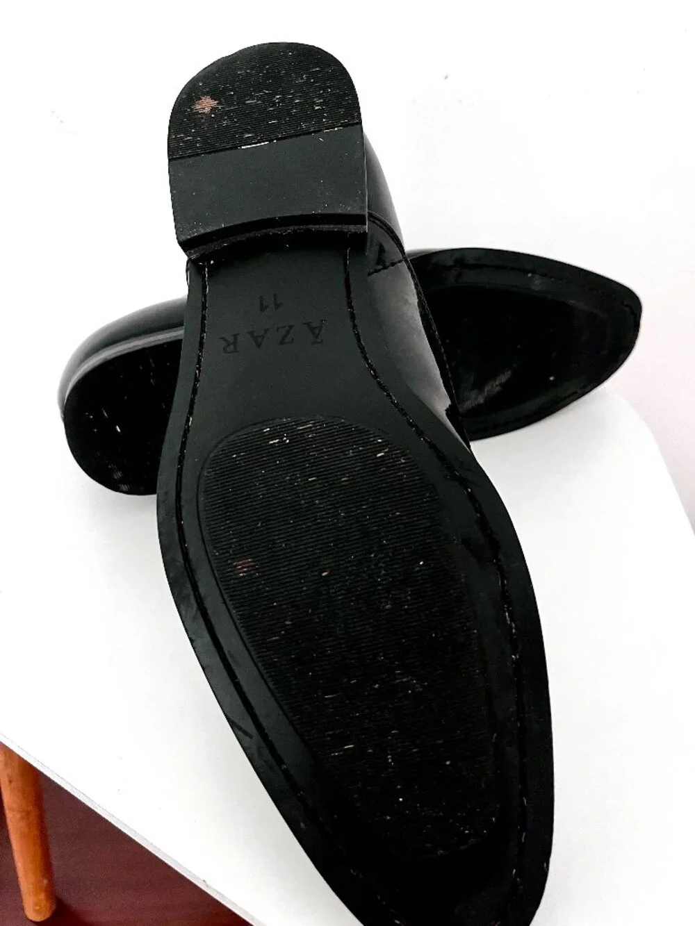 AZAR MAN Men's formal BLACK shoes